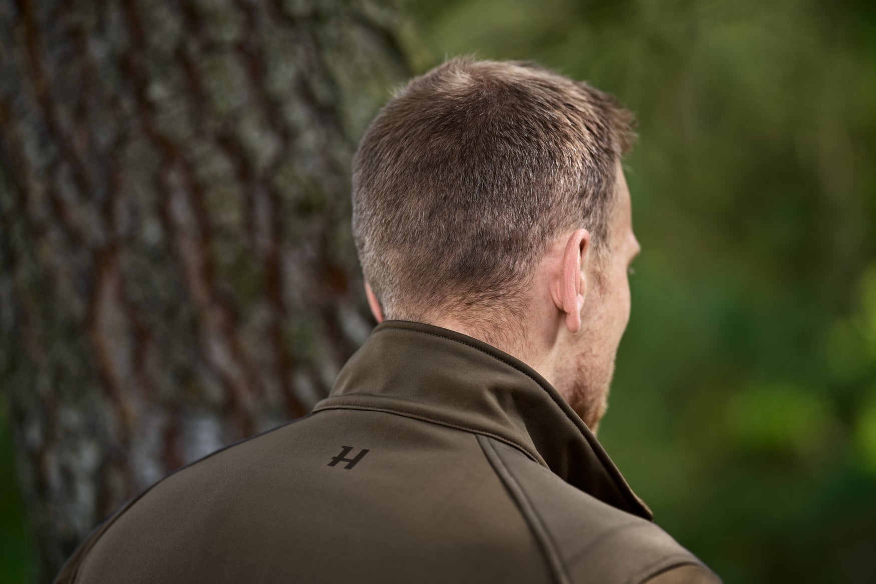 Scandinavian Fleecejacka - Willow Green/Shadow Brown