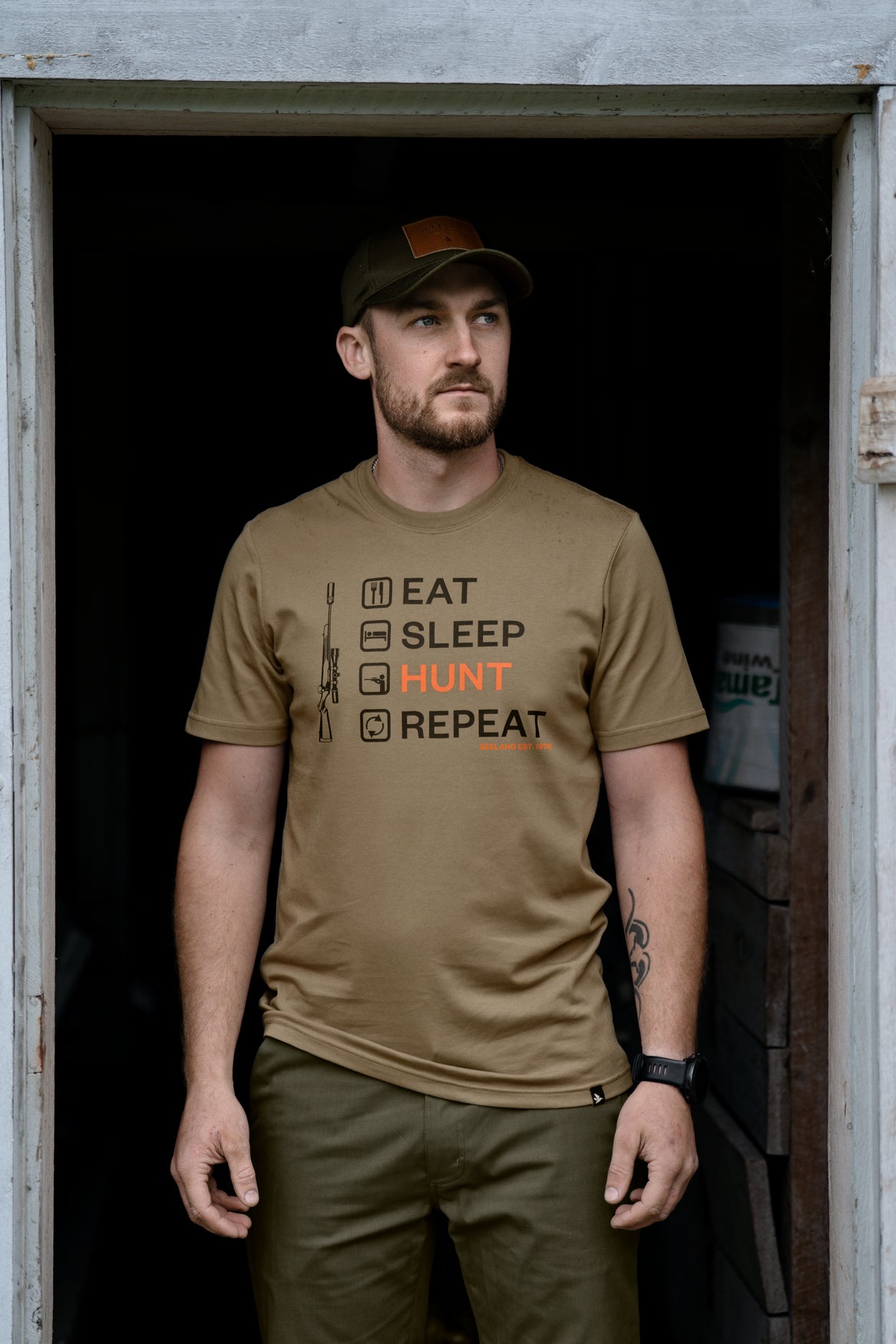 Seeland Cross-list T-Shirt - Covert Green