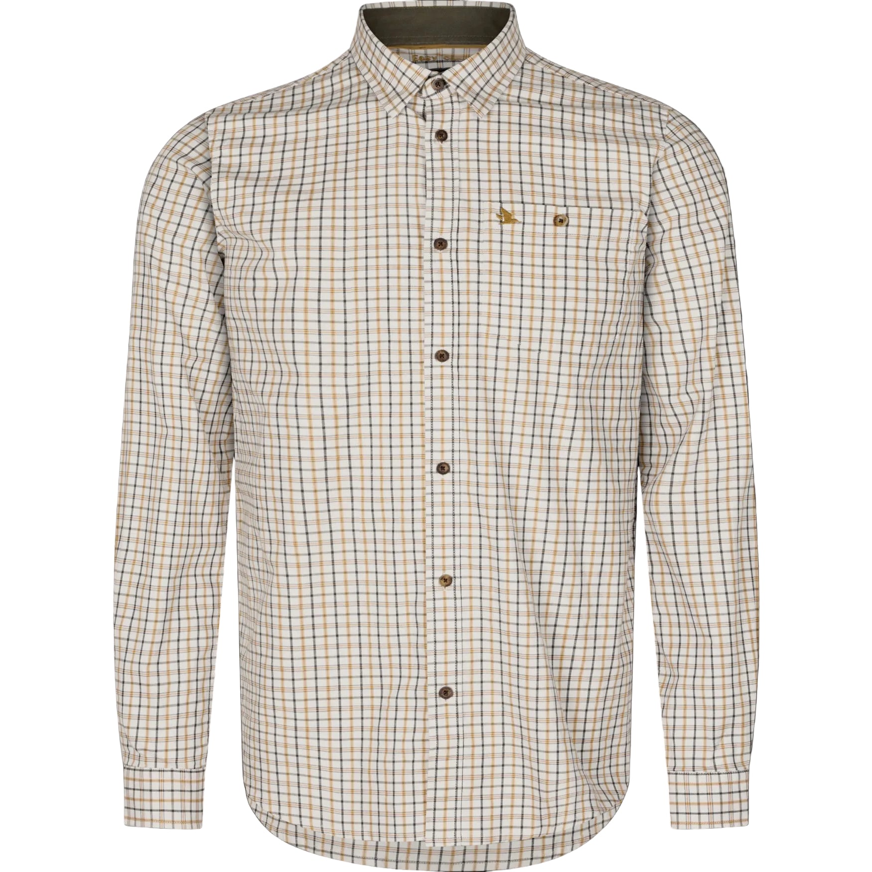 Seeland Oxford Jaktskjorta - Classic Blue & Brown Check