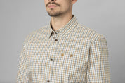 Seeland Oxford Jaktskjorta - Classic Blue & Brown Check