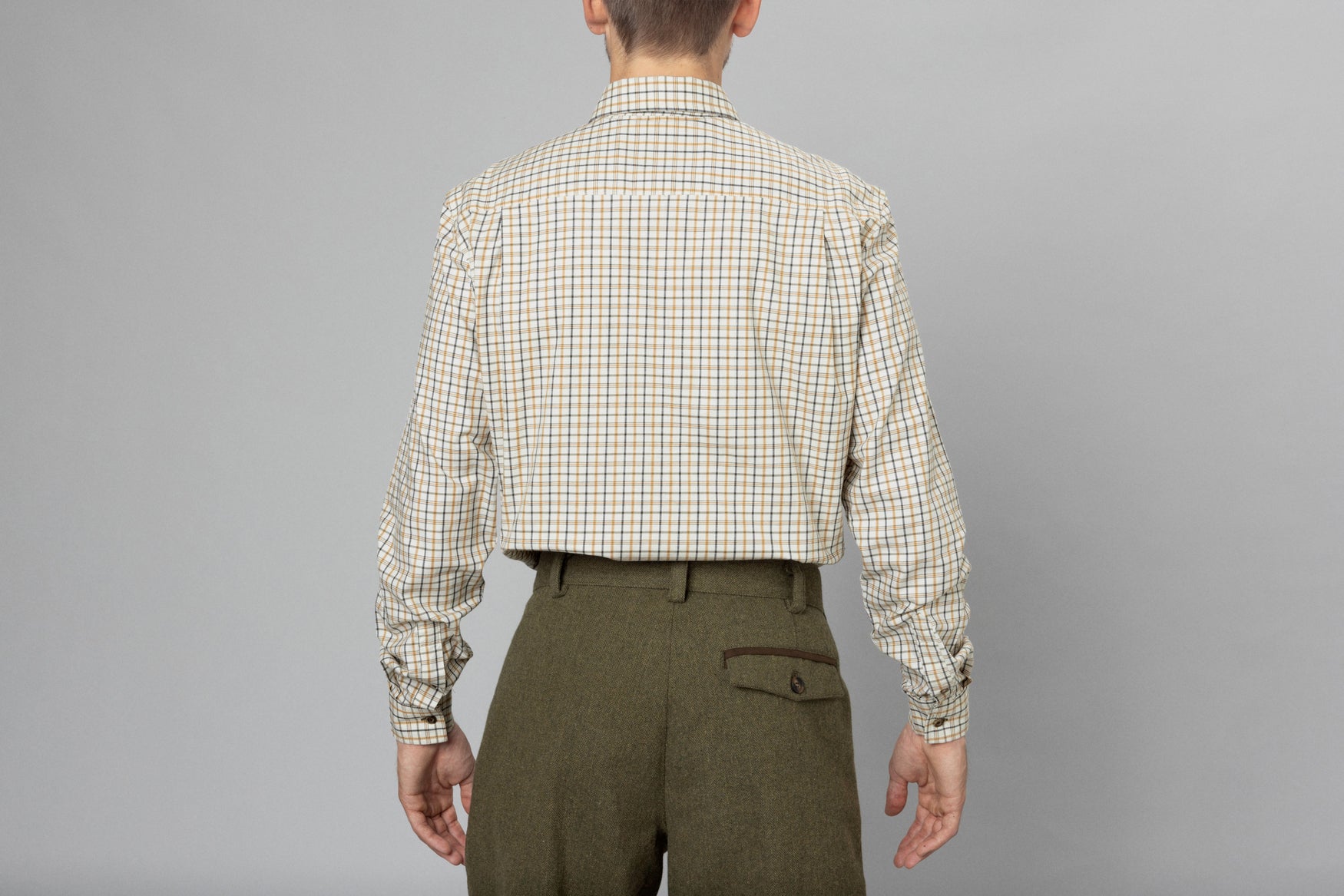 Seeland Oxford Jaktskjorta - Classic Blue & Brown Check