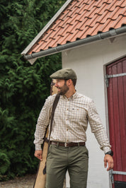 Seeland Oxford Jaktskjorta - Classic Blue & Merlot Check