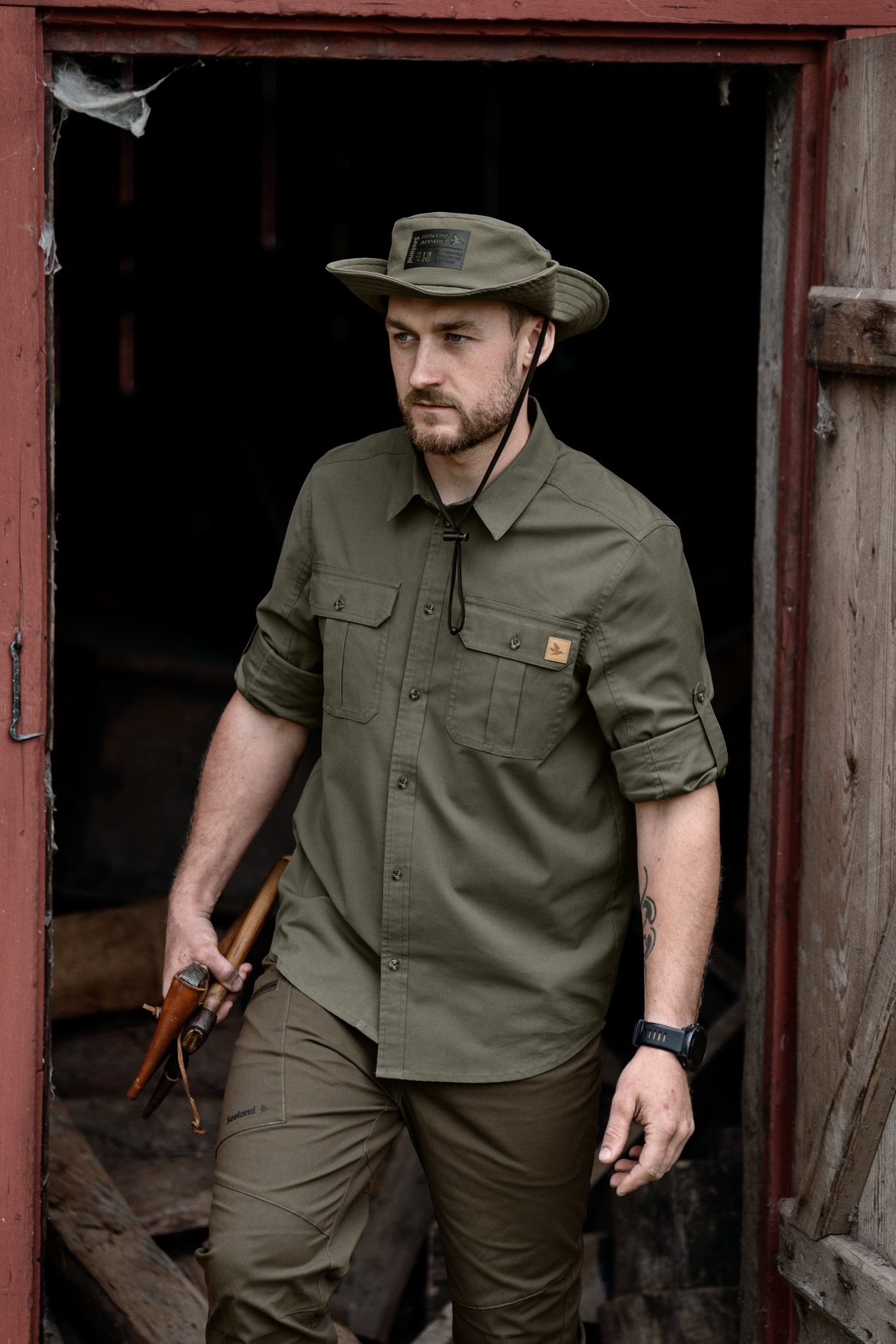 Seeland Selous Boonie Hatt - Grape Leaf - modellbild
