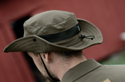 Seeland Selous Boonie Hatt - Grape Leaf - detalj