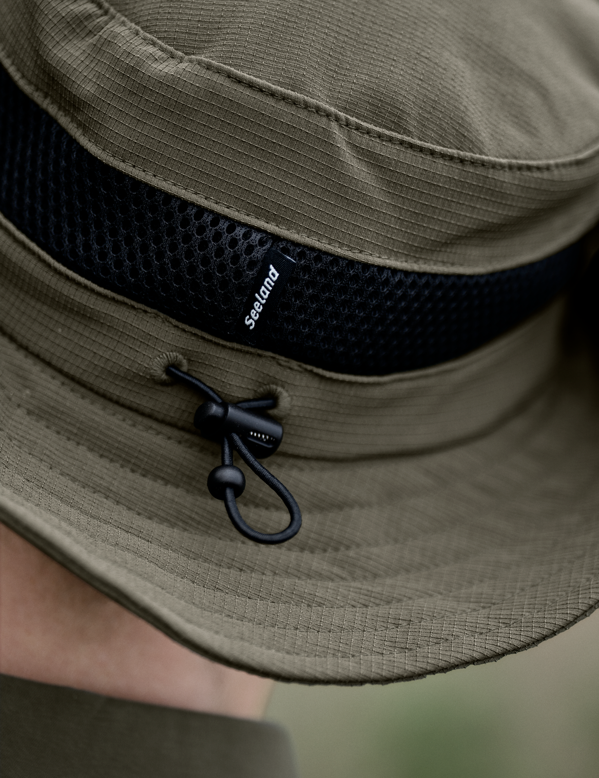 Seeland Selous Boonie Hatt - Grape Leaf - detalj