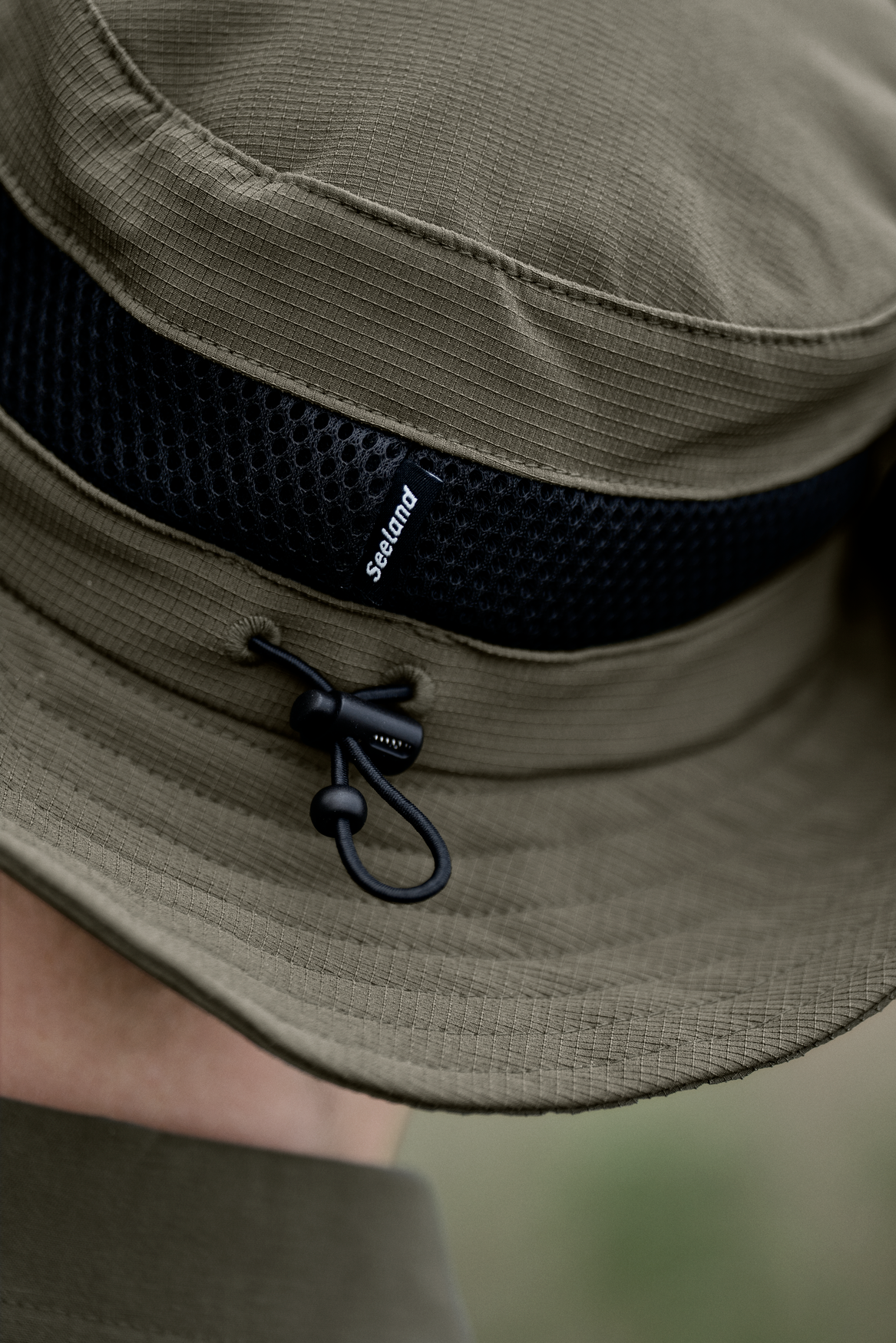 Seeland Selous Boonie Hatt - Grape Leaf - detalj