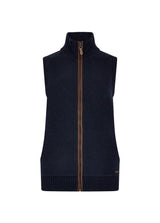 Sheedy Bodywarmer Navy - Stickad Väst