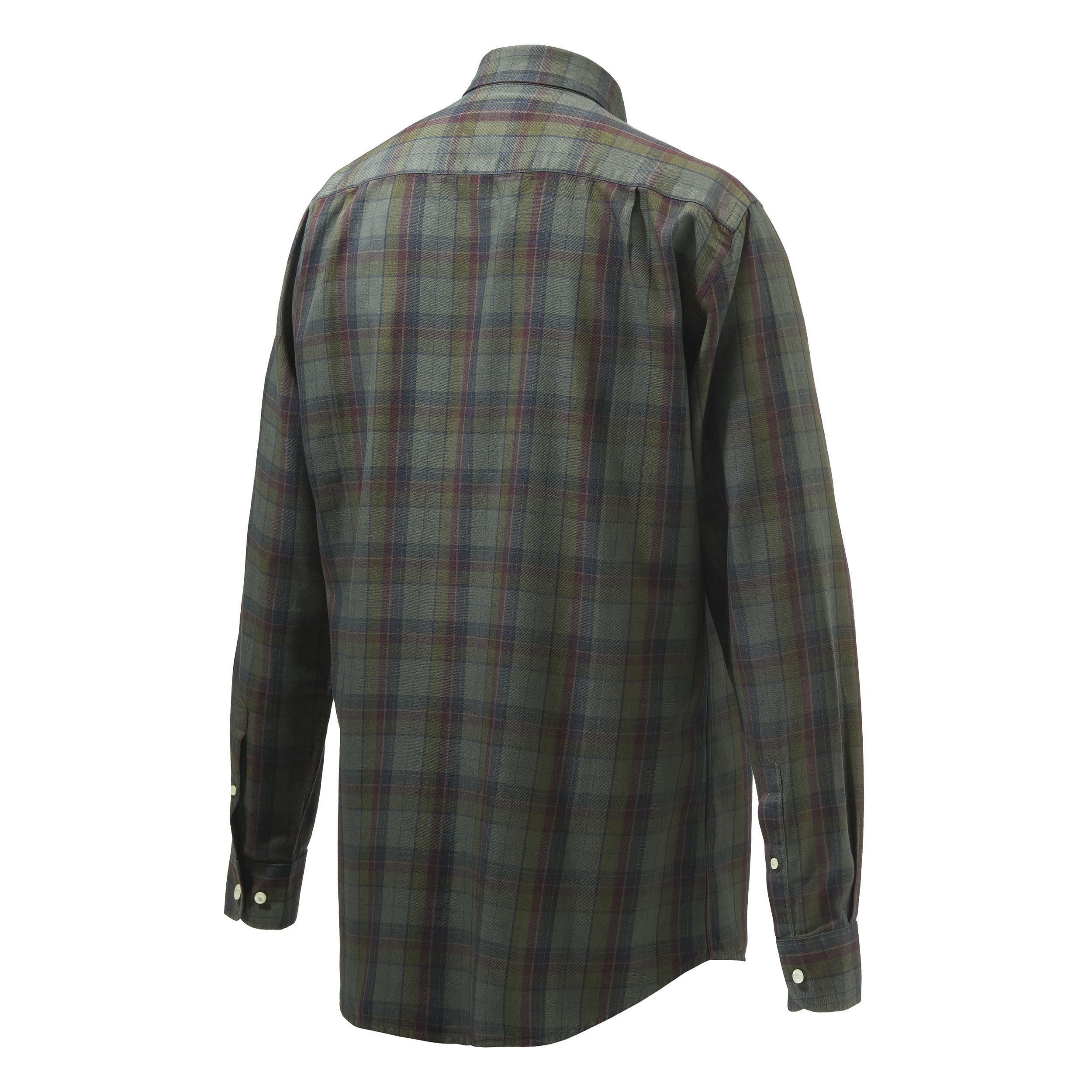 Wood Shirt - Green & Red Moss