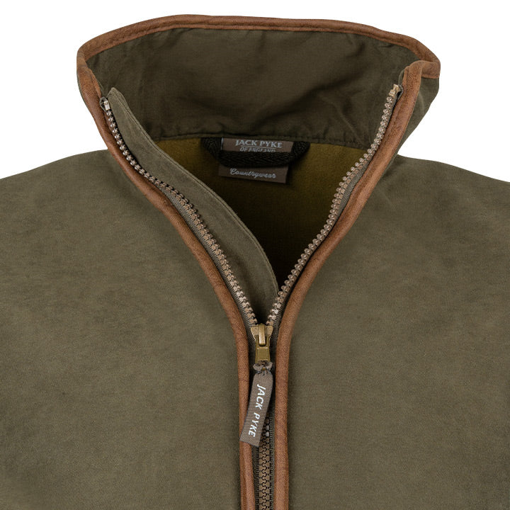 Jack Pyke Technical Moleskin Fleeceväst - Light Olive