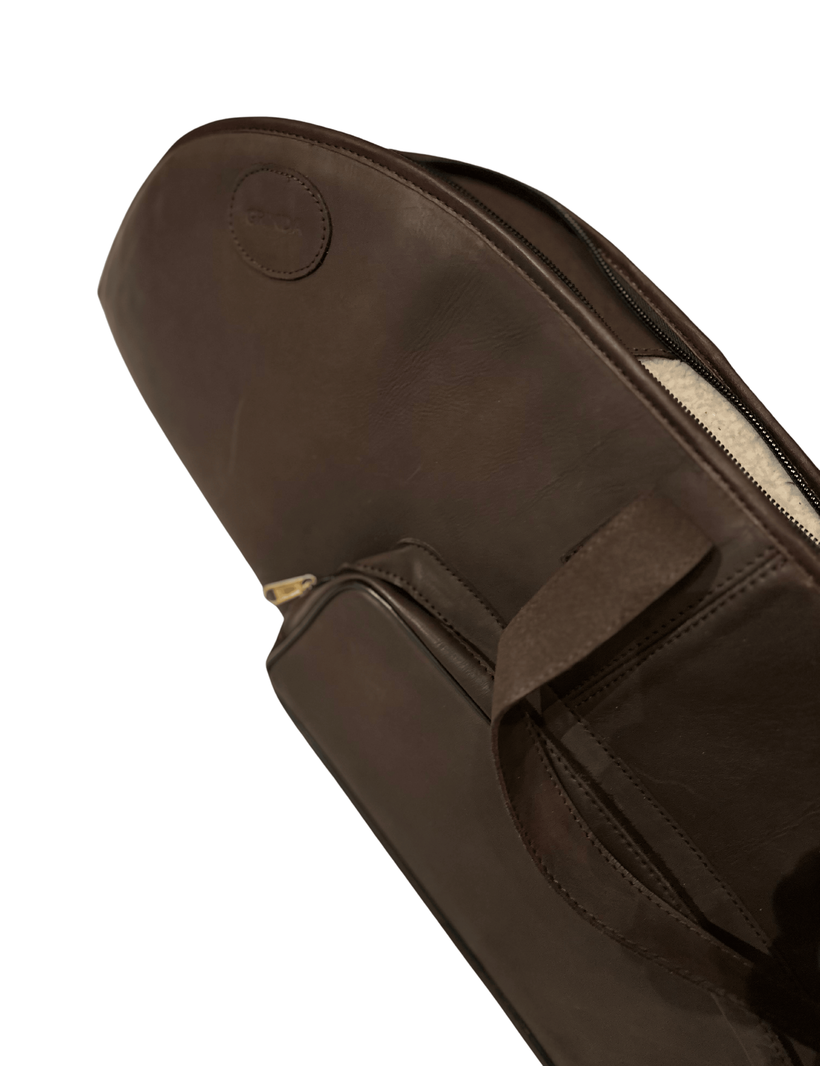Vapenfodral Kulvapen - Mörkbrunt Läder