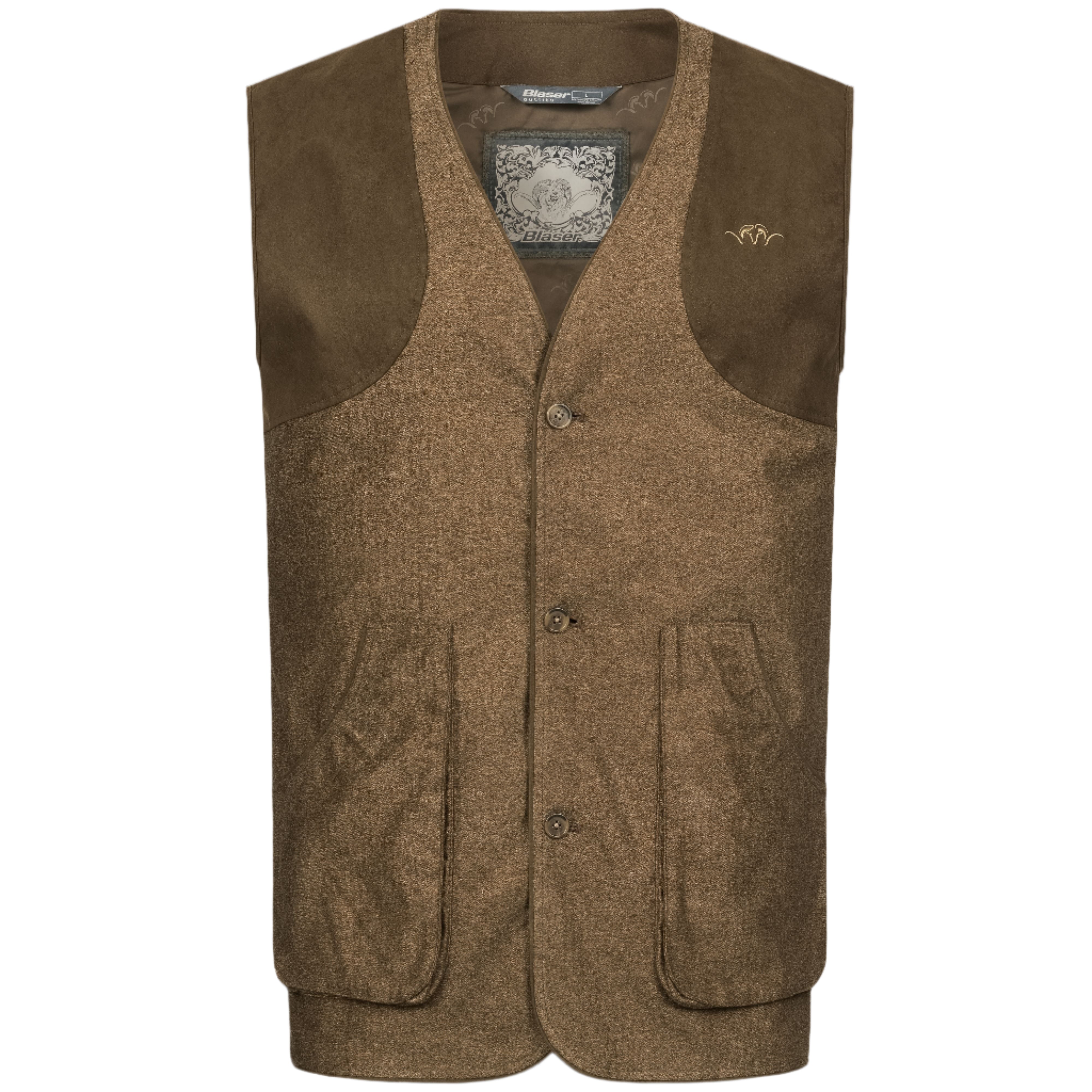 Vintage Vest Victor - Brown Melange