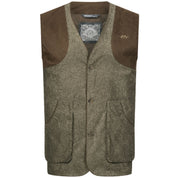 Vintage Wing Vest - Blaser - Olive Melange