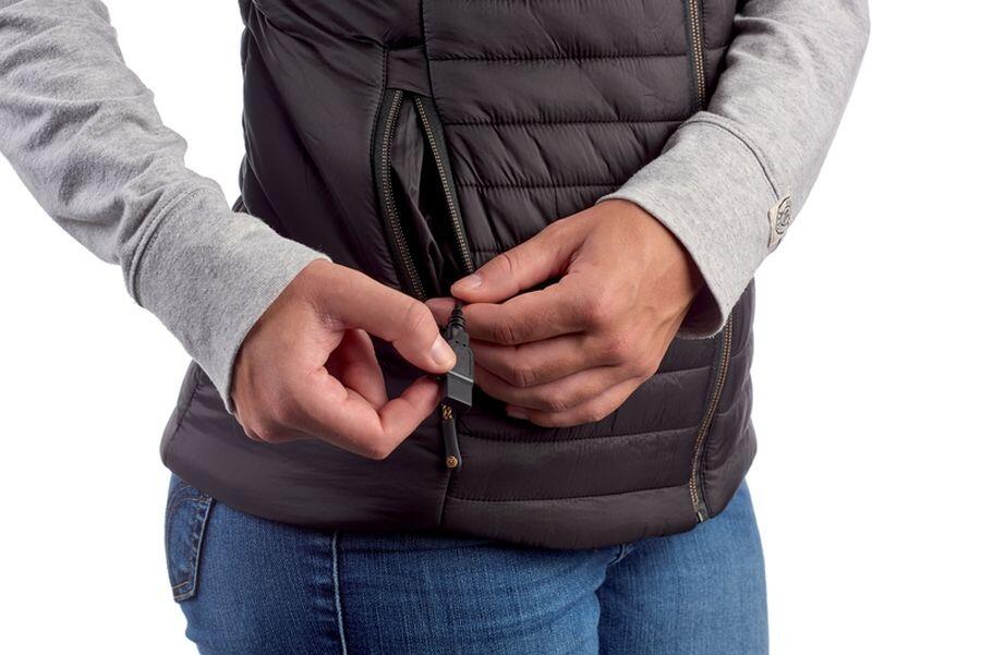 Värmeväst Dam Svart - Therm-ic