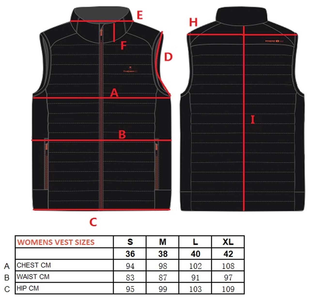 Värmeväst Dam Svart - Therm-ic