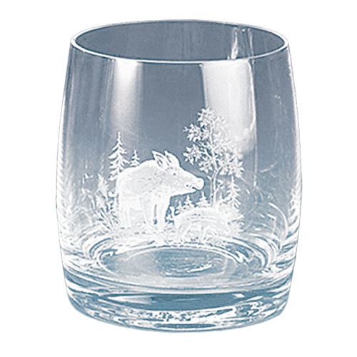 Whiskeyglas - Jaktmotiv 6-pack
