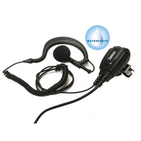 Zodiac Headset Flex E med mikrofon och sändknapp för jaktradio
