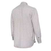 Charlow Shirt - White & Green Check