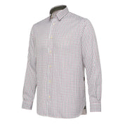 Charlow Shirt - White & Green Check