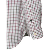Charlow Shirt - White & Green Check