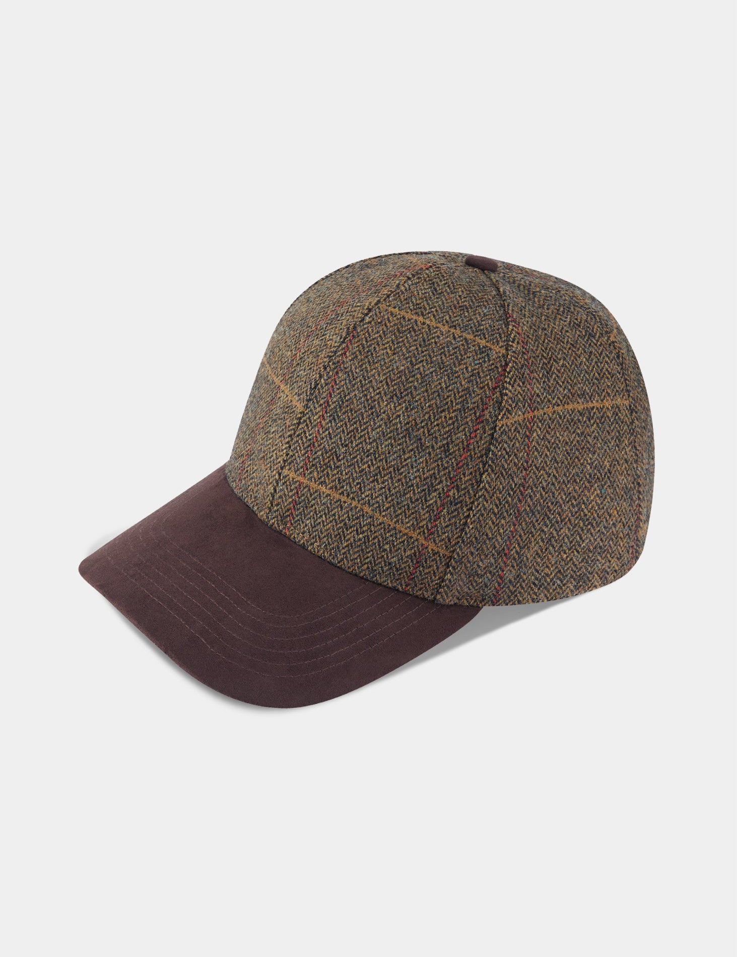 Alan Paine Combrook Tweedkeps - Teak – produktbild