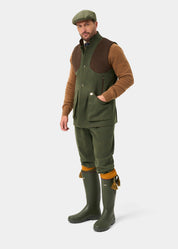 Alan Paine Combrook Jaktväst i Tweed - Mariner – på modell, helfigur