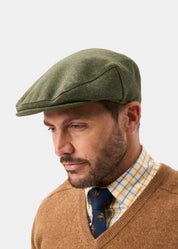 Alan Paine Combrook Mariner - Flat Cap i Tweed – produktbild från sidan