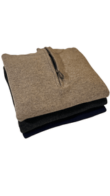 Lammullströja Half-Zip - Beige