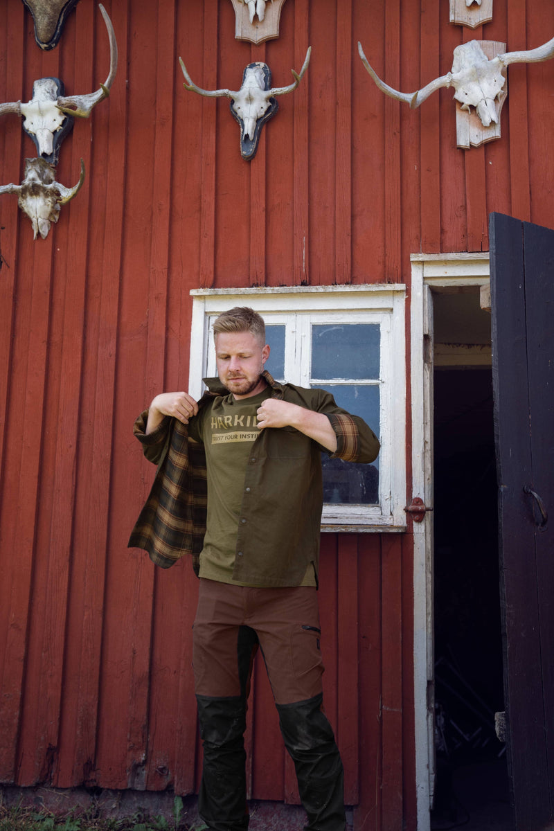 Härkila Trym L/S Skjorta - Willow Green