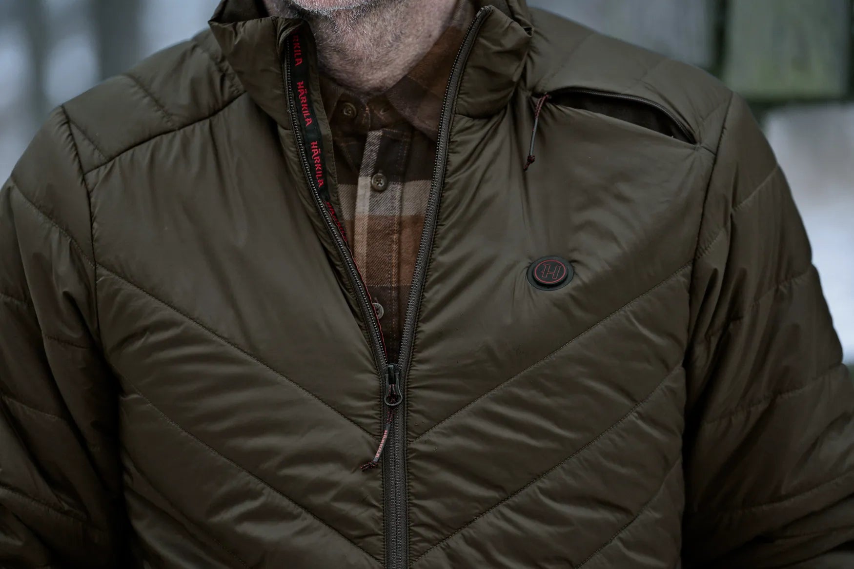 Härkila Heat Fodrad Jacka - Willow Green/Shadow Brown