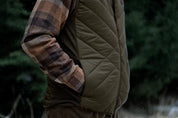 Härkila Heat Fodrad Väst - Willow Green/Shadow Brown