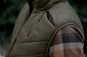 Härkila Heat Fodrad Väst - Willow Green/Shadow Brown