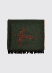 Birchdale Stole ull - Ivy Green