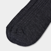 Ribbed Socks - Merino wool gray