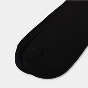 Ribbed Socks - Merino wool black