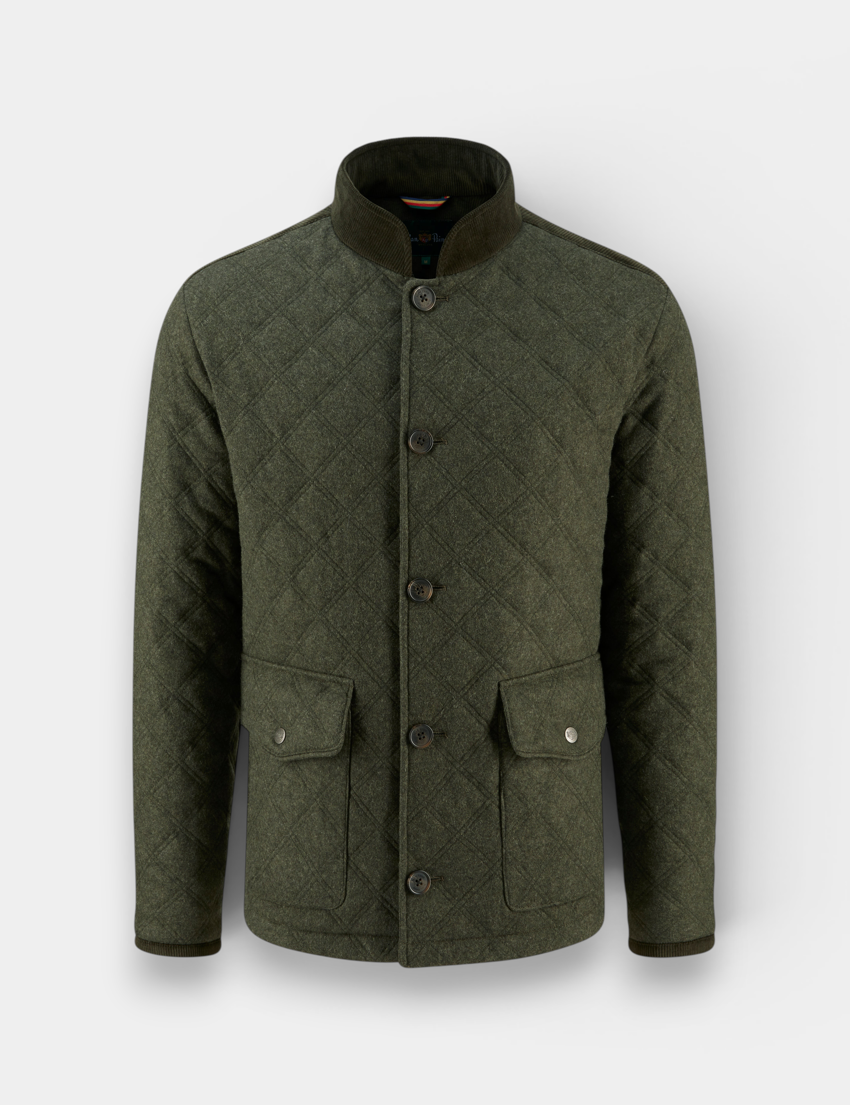 Alan Paine Richmond Barn Jacket Herr - Olive – produktbild framifrån