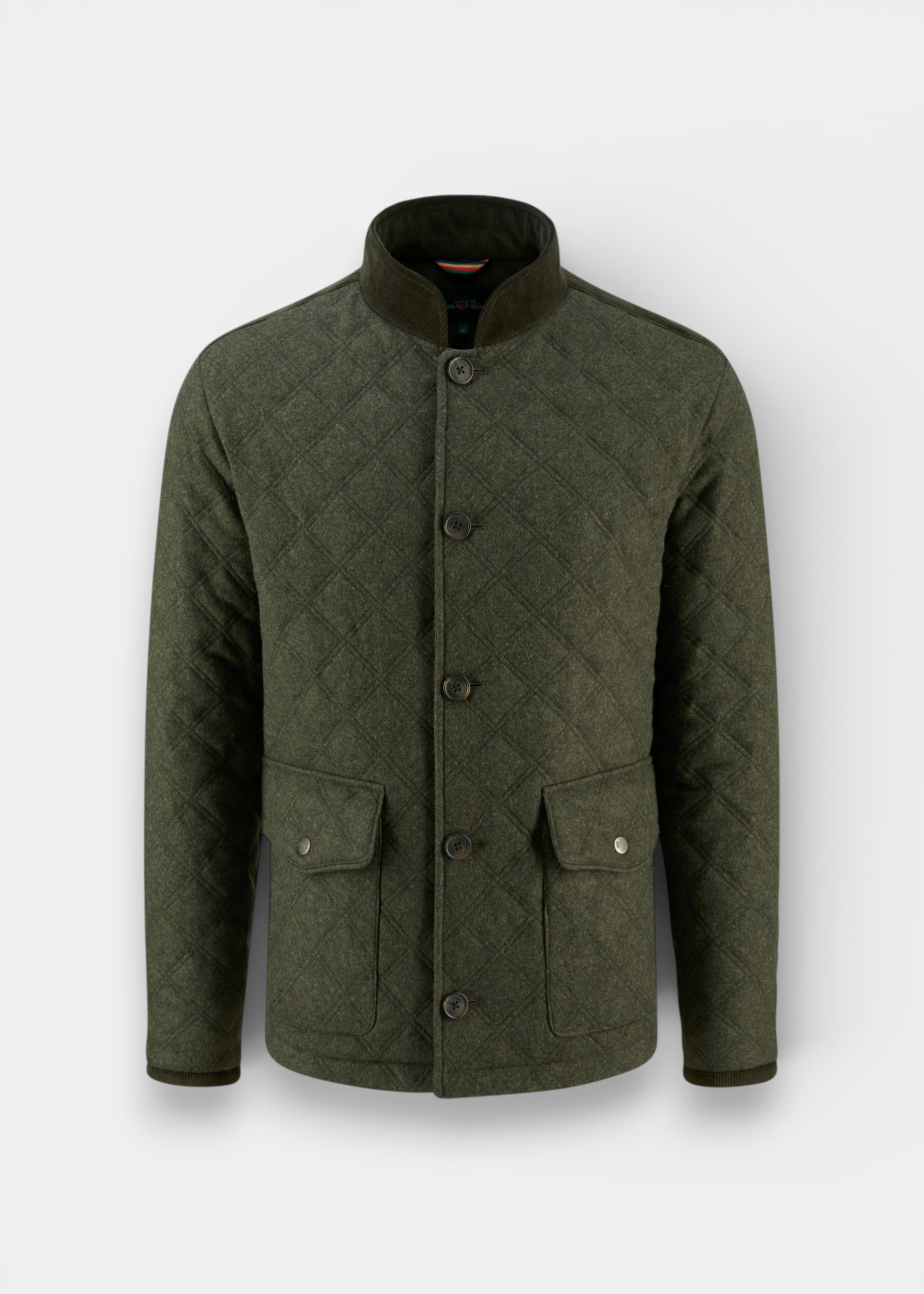 Alan Paine Richmond Barn Jacket Herr - Olive – produktbild framifrån