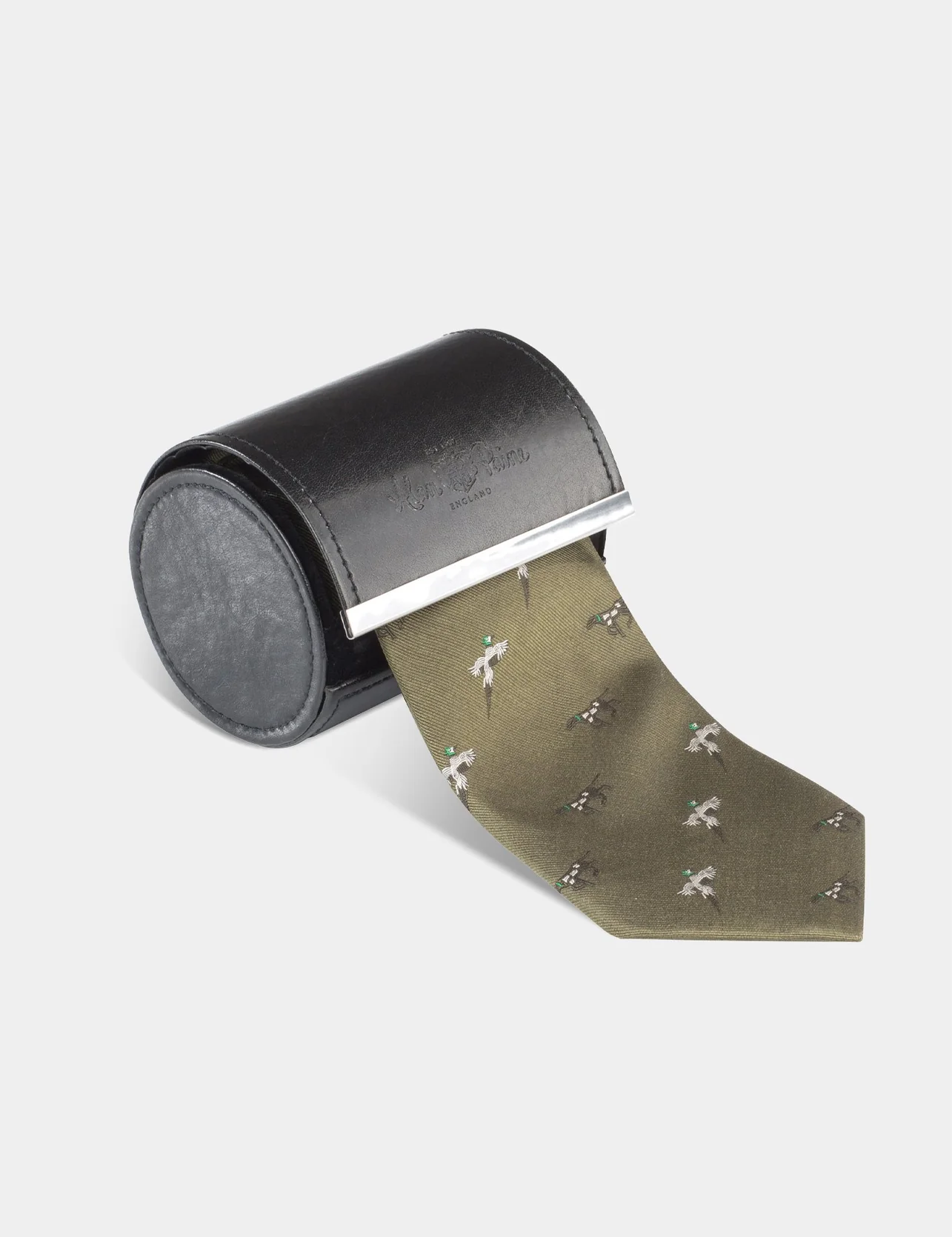 Ripon Slips i Silke - Bird & Dog Olive
