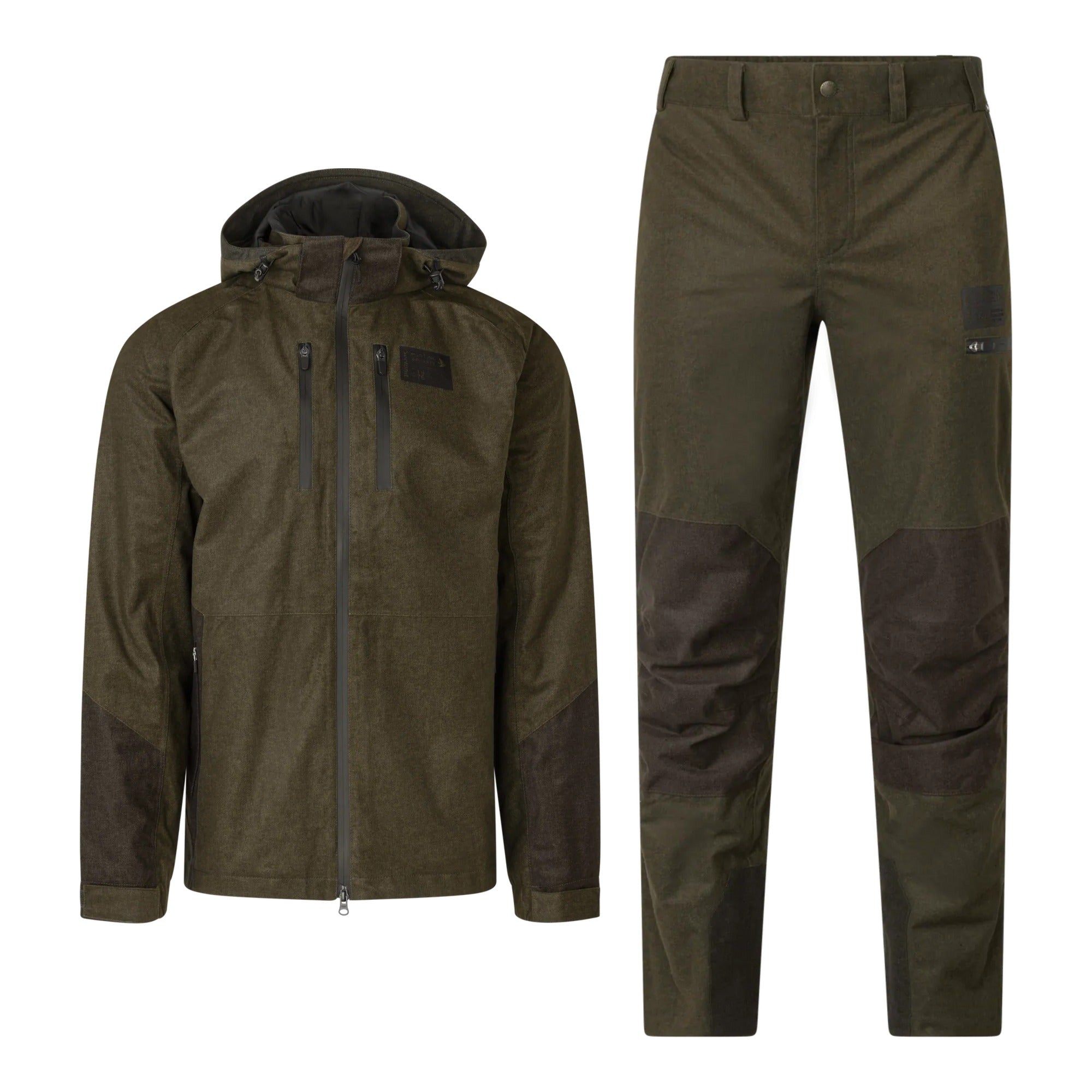Seeland Quest Ställ - Pine Green Melange, jacka och byxor