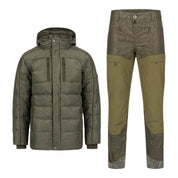 Blaser Vintage Radiation Ställ - Olive Melange, dunjacka och byxor
