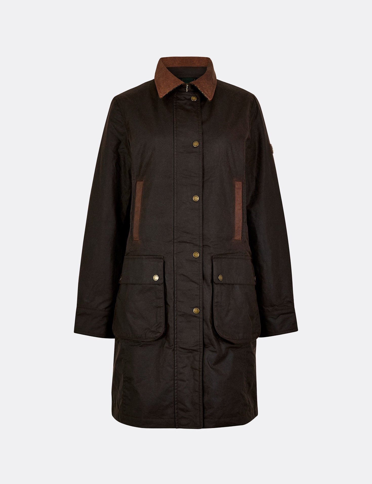 Dubarry Clifford vaxad damjacka Java framifrån