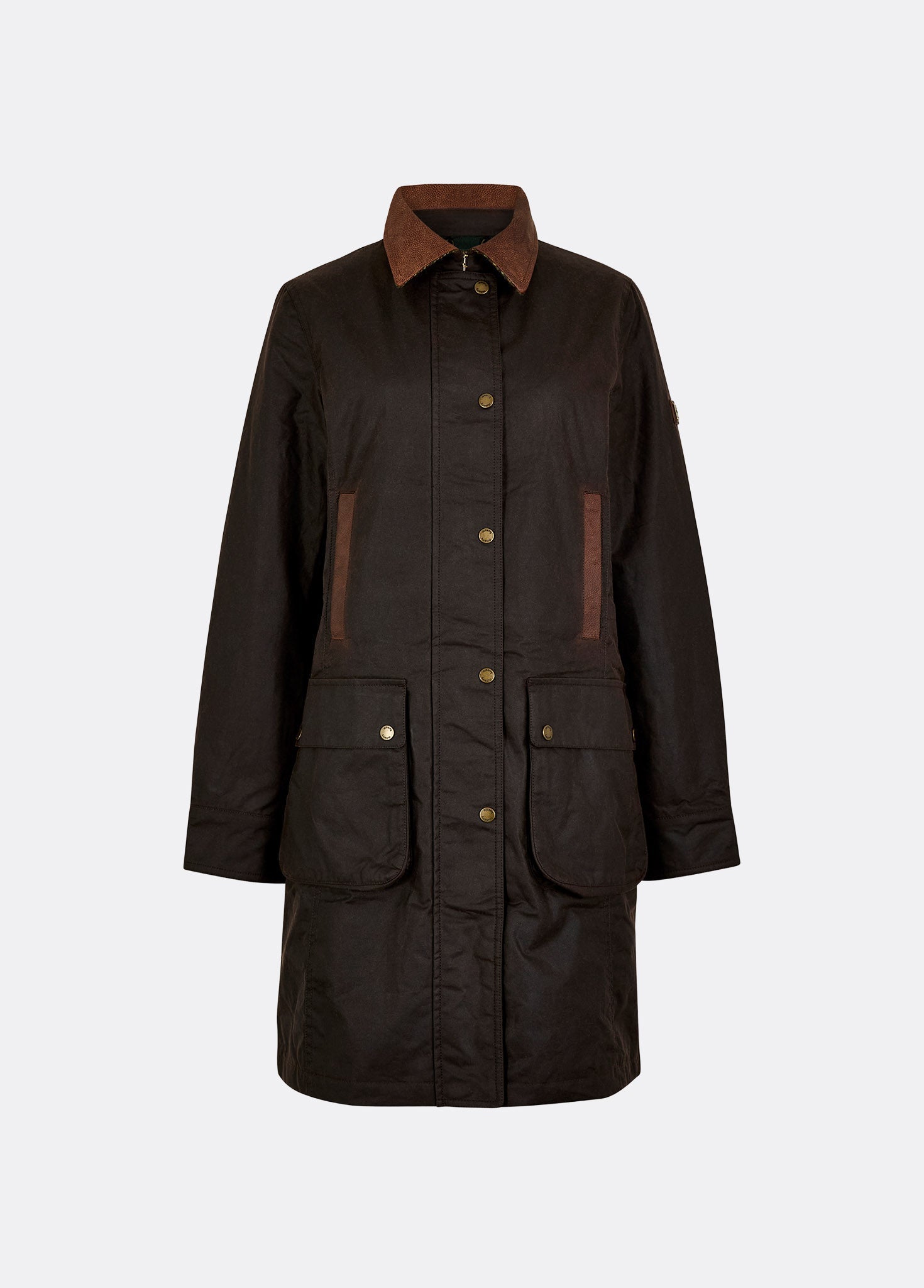 Dubarry Clifford vaxad damjacka Java framifrån