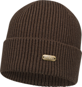 Blaser Tommy Rib Beanie - Dunkelbrun