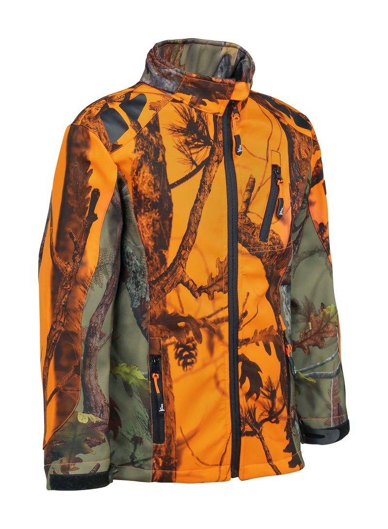 Orange Jaktjacka i Camouflage - Barn