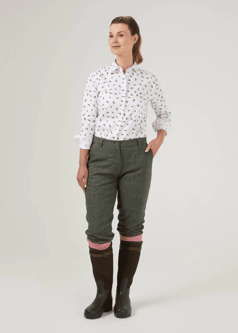 Combrook Breeks i Tweed Dam - Spruce