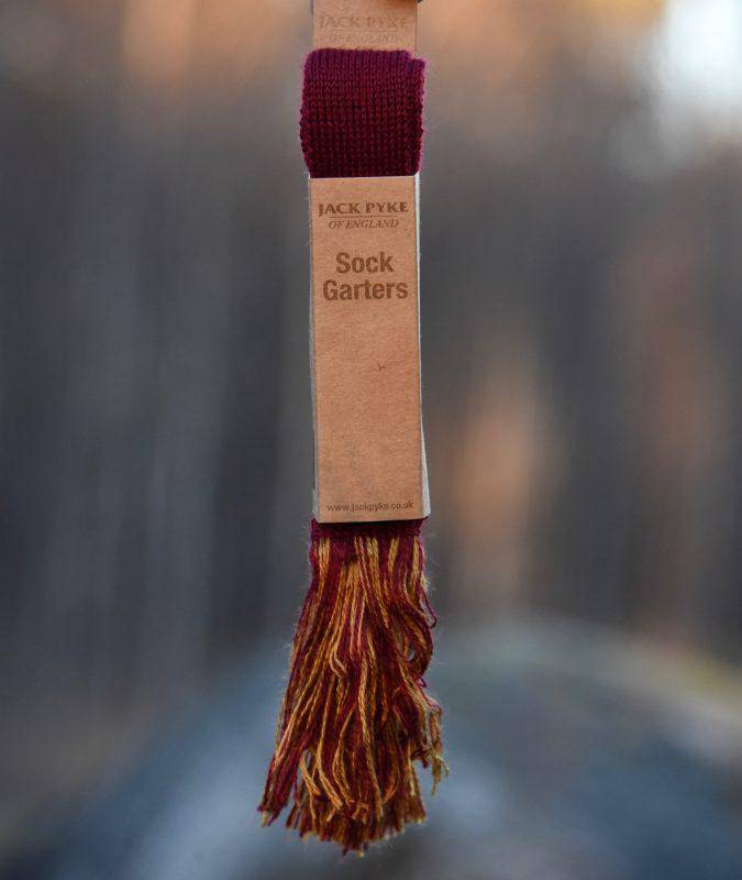 Sock Garters – Burgundy - Jaktstil.se