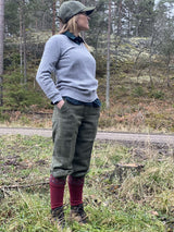 Lauder Grå - Kabelstickad Tröja - Jaktstil.se