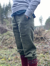 Lauder Grå - Kabelstickad Tröja - Hoggs of Fife
