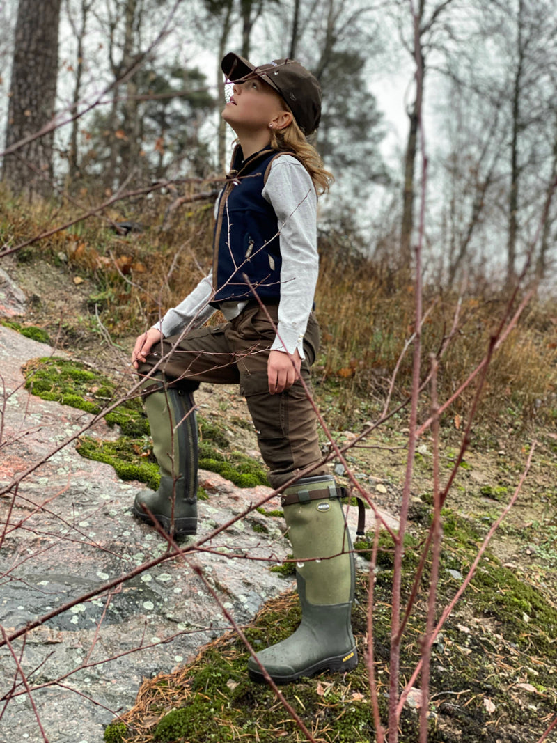 Jaktväst Barn - Countryman Fleece Navy