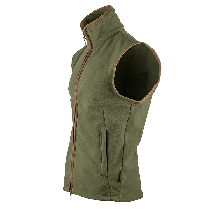 Jaktväst Barn - Countryman Fleece Grön