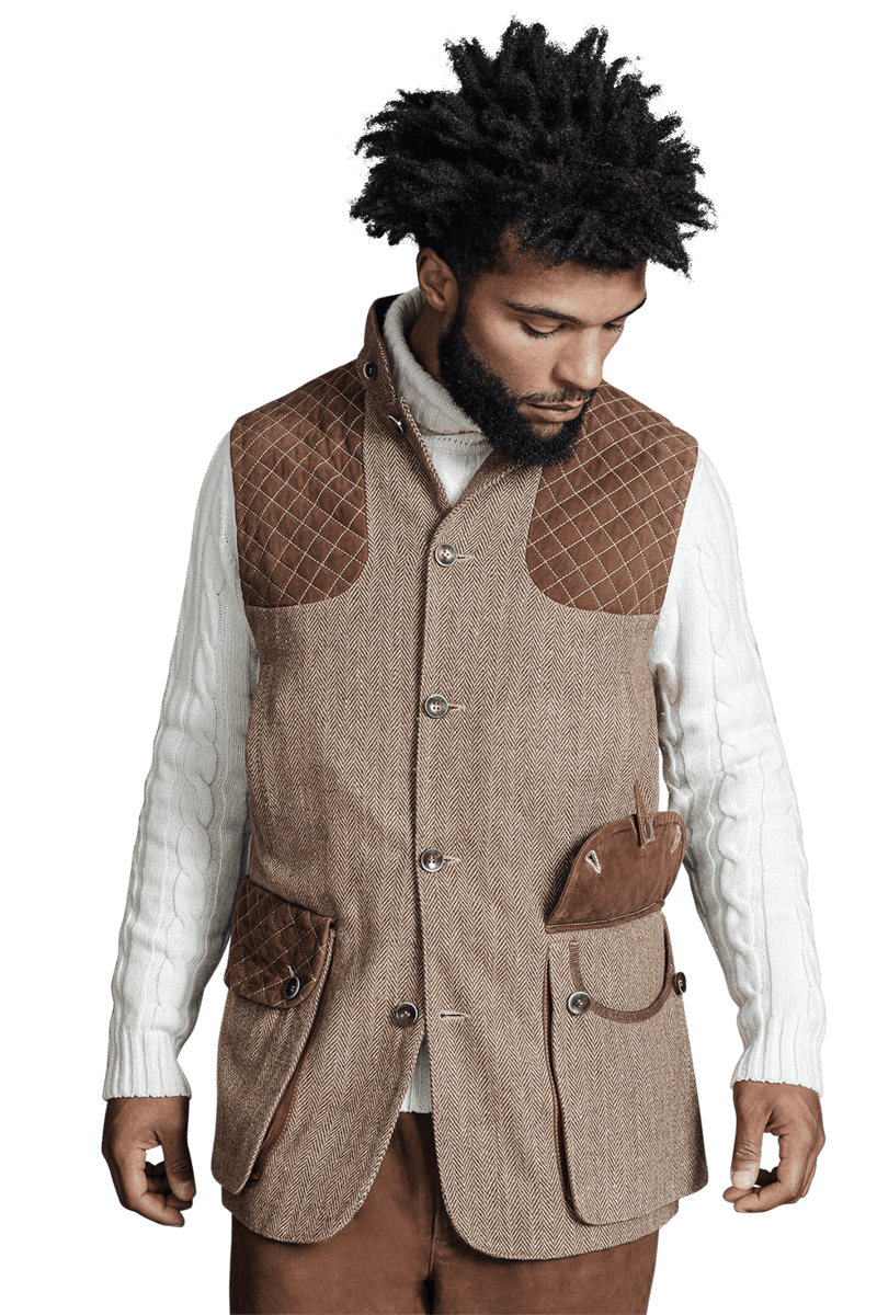 Jaktväst i Tweed - Coloniaire Shooter
